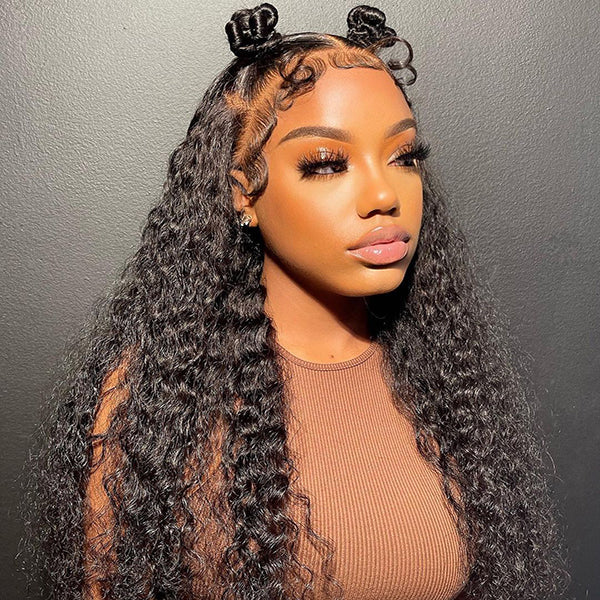 Tedhair 24/26/28 Inches 13x6 Long Wave Pre Up-do Style Lace Front Wig-200% Density