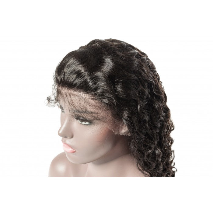 Frontal Lace Wig 150% Density Water Wave Virgin Hair