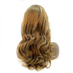 Tedhair 18 Inches 13x4 Pre-Plucked #T4/27 Body Wavy Lace Front Wigs-180% Density