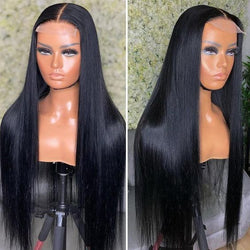 Long Length Straight 5x5 Lace Closure Wigs