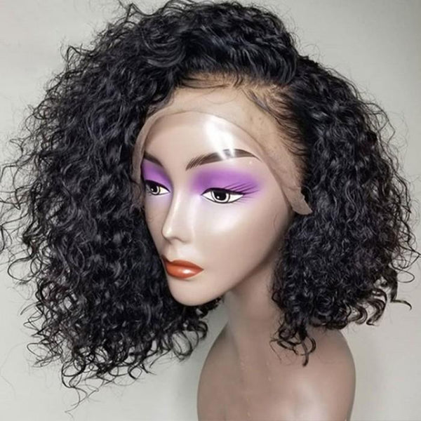 Front Lace Curly BOB Wig