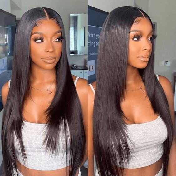 Natural Black Body Wave 13x4 Lace Front Wigs